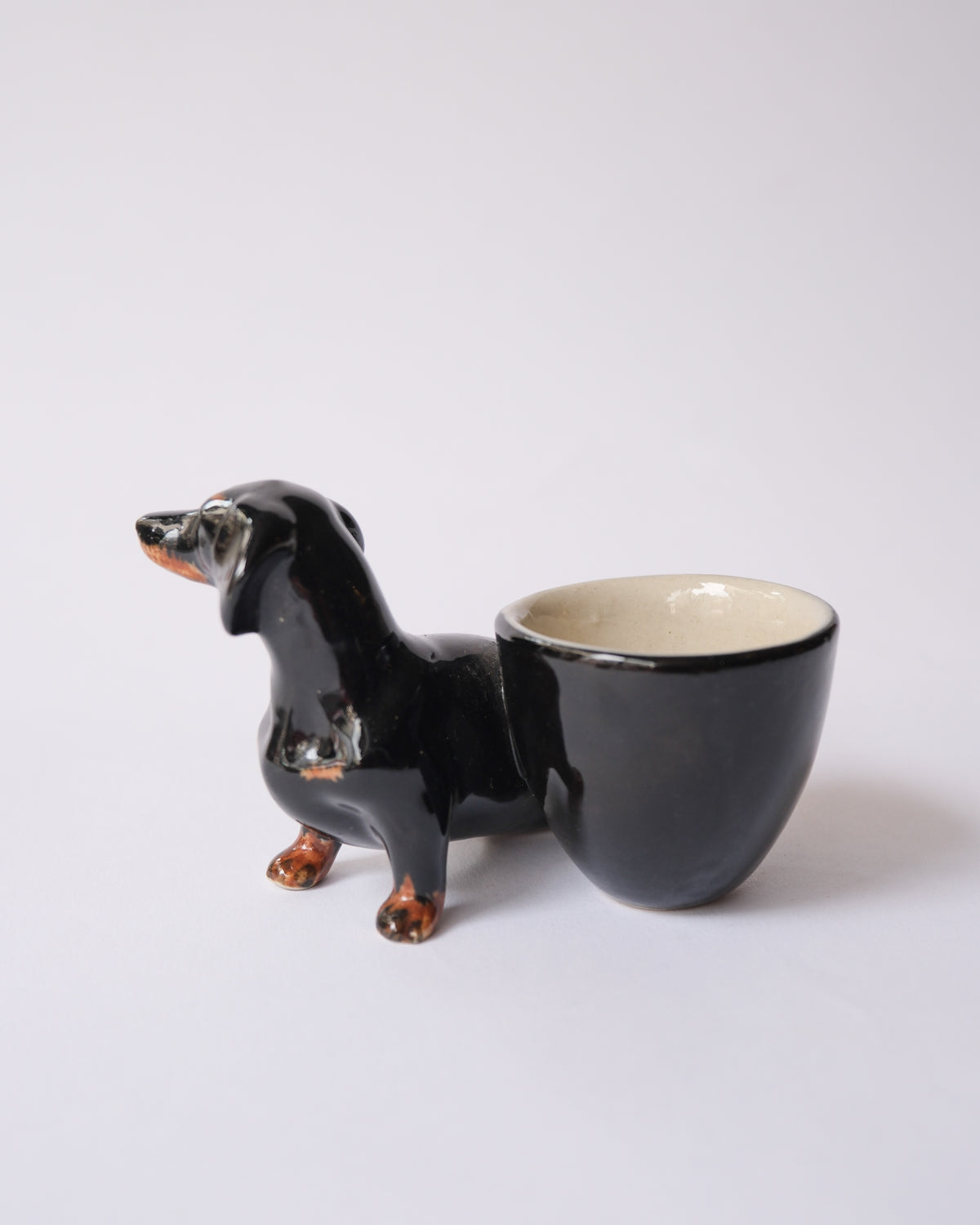 Dachshund egg stand
