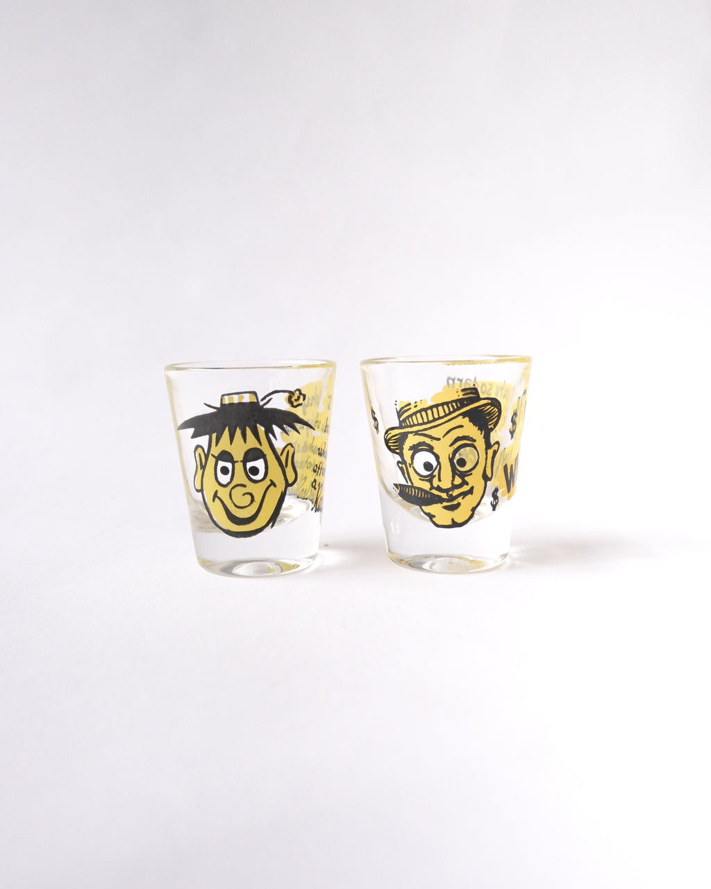vintage shot glasses