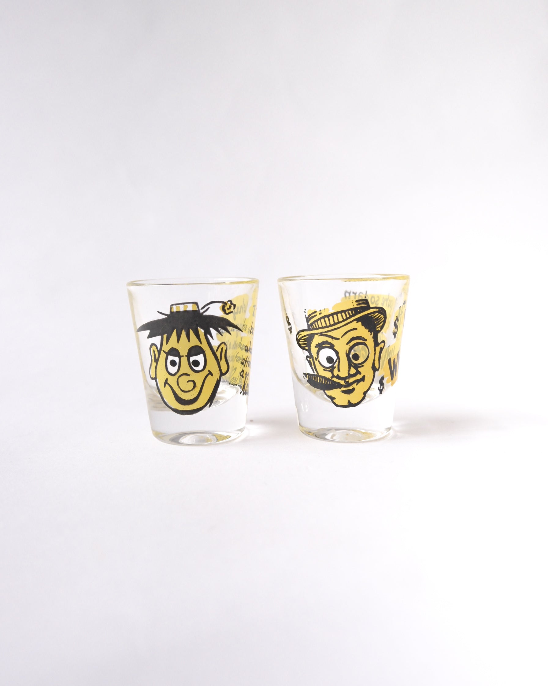 vintage shot glasses