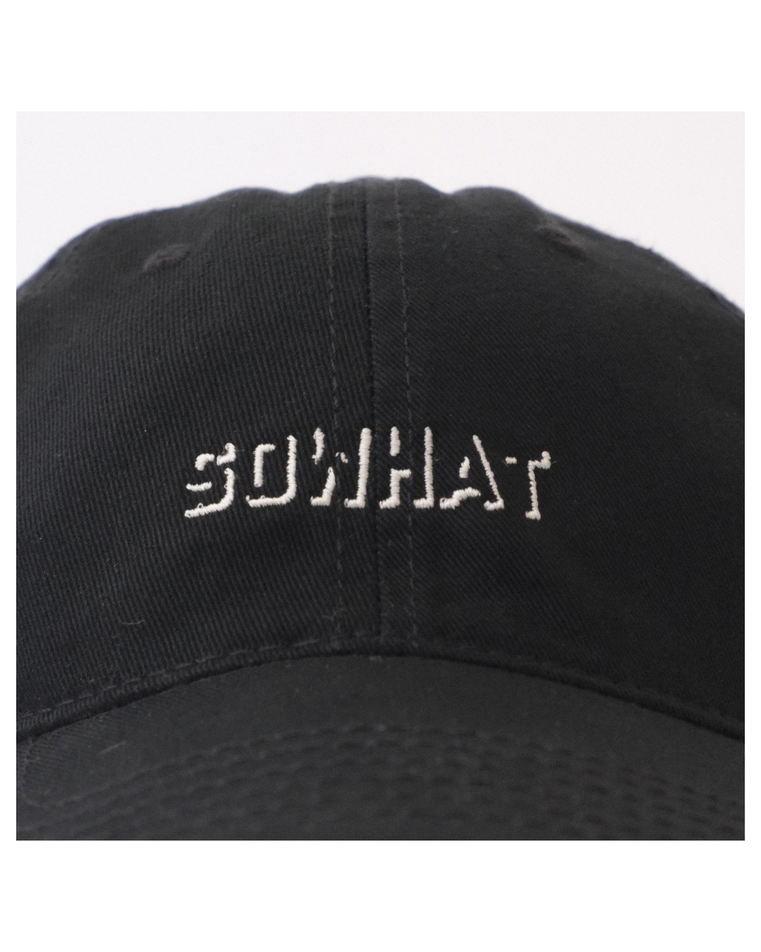sowhat shadow logo cap
