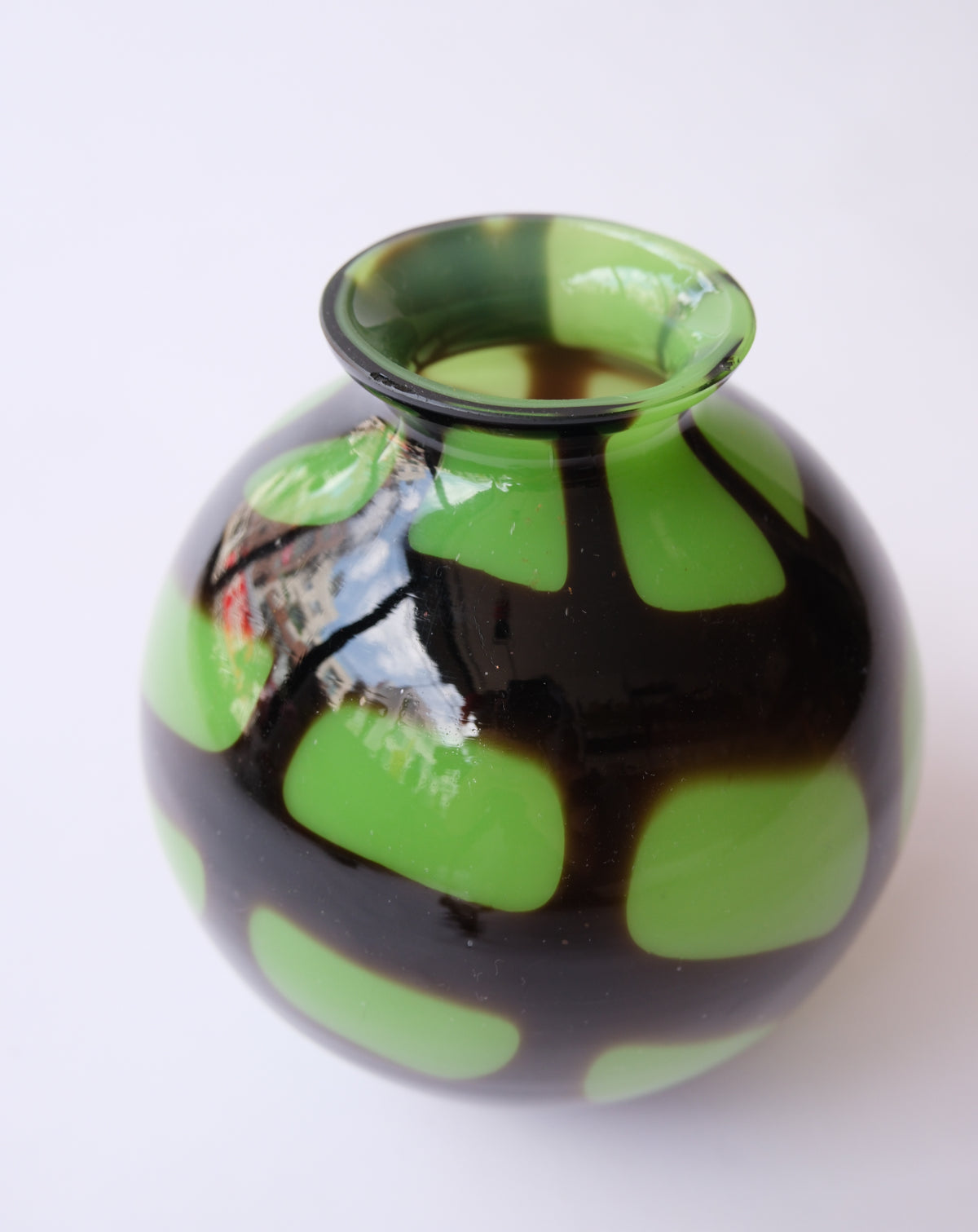 Vintage art glass vase