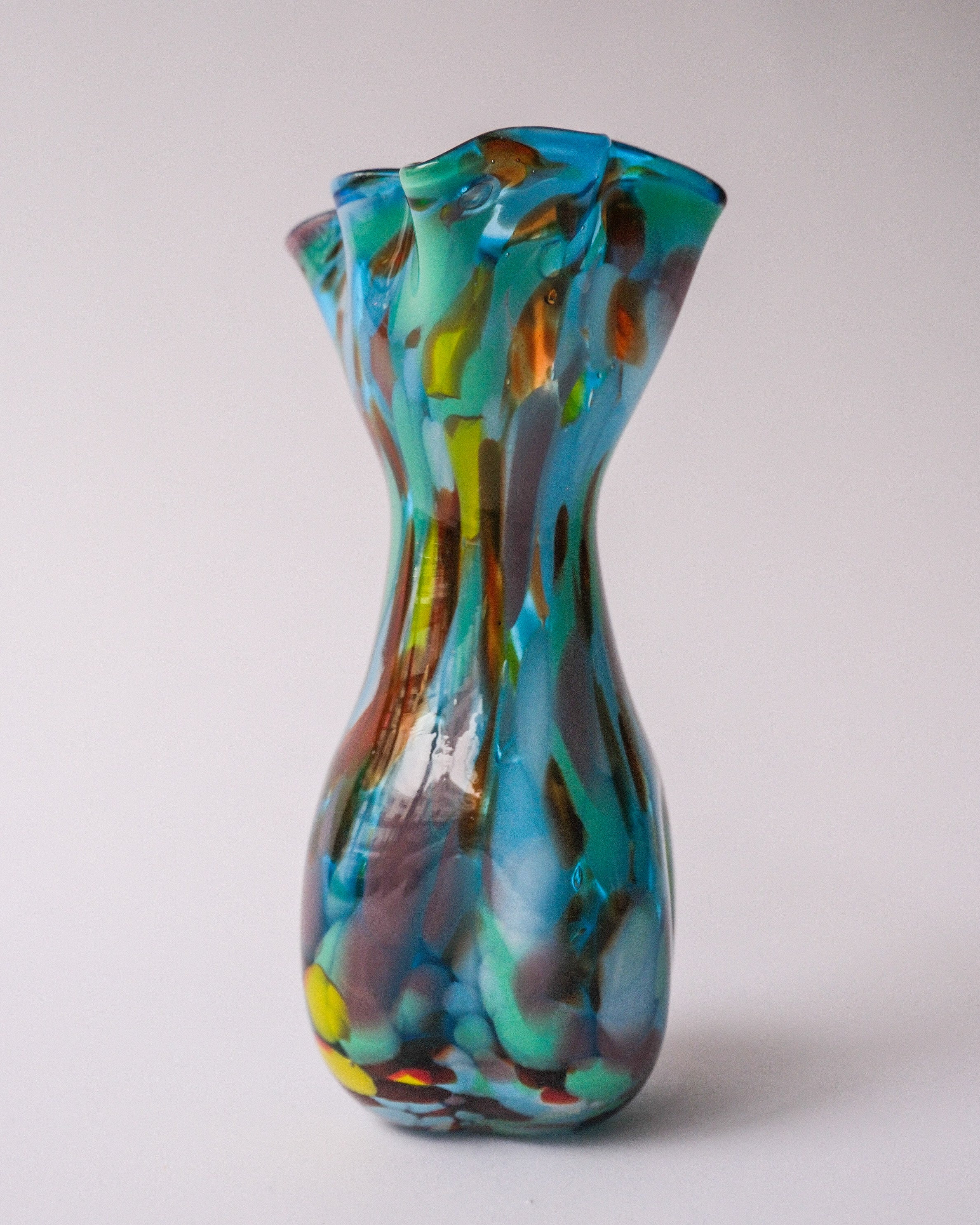 frill glass vase