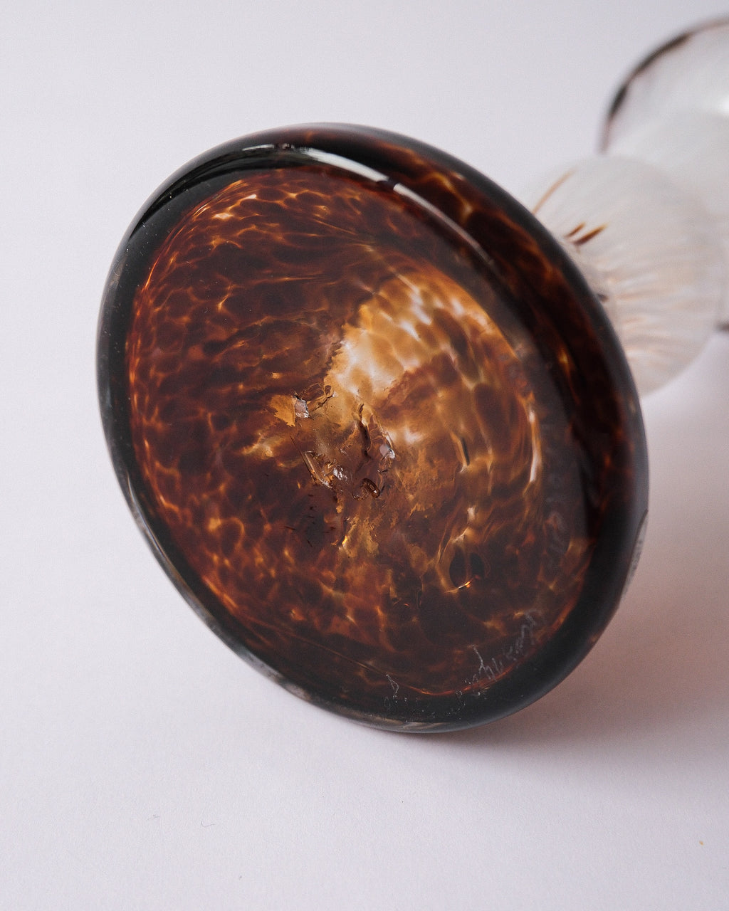 vintage glass vase made in sweden