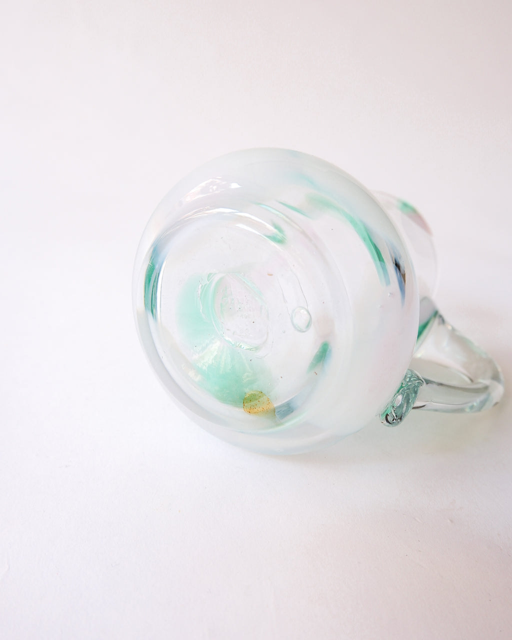 Vintage glass mini pitcher